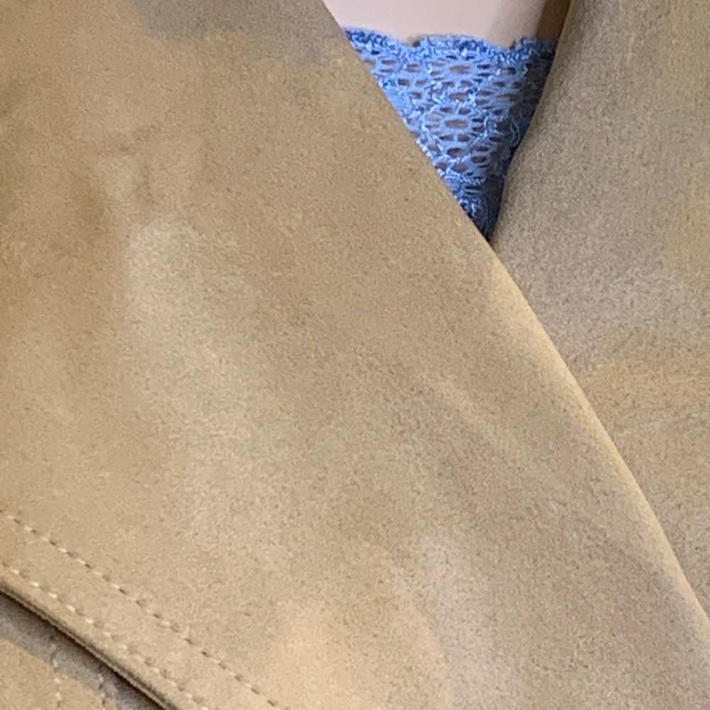 Zara Microfibre Tan Jacket Size XS - Picture 4 of 10
